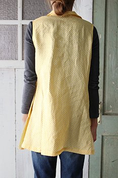 寸法図【NO.134】ノースリーブの襟付きブラウス [M便 0/1]の通販