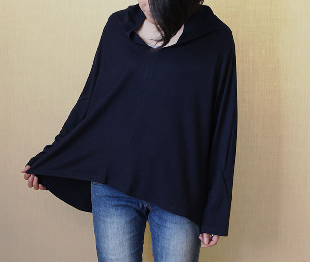 寸法図【NO.167】変わり衿のゆったりブラウス [M便 0/1]の通販 | SWANY