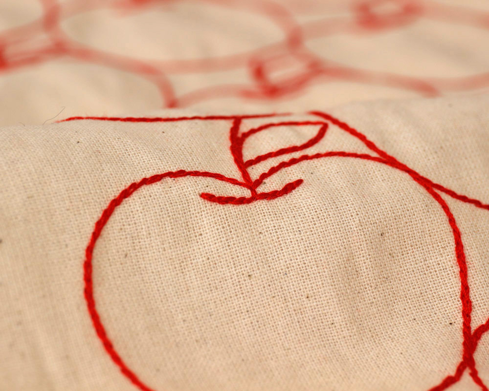 やわらかコットンの刺繍ファブリック Rose [M便 1/4]の通販 | SWANY