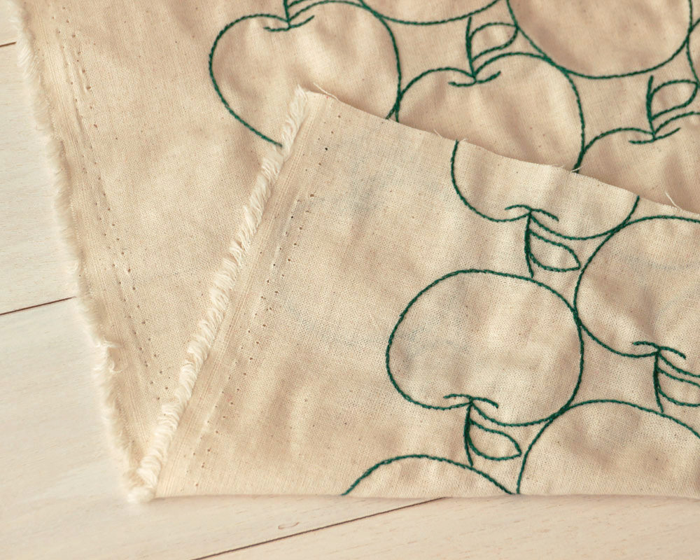 やわらかコットンの刺繍ファブリック Rose [M便 1/4]の通販 | SWANY