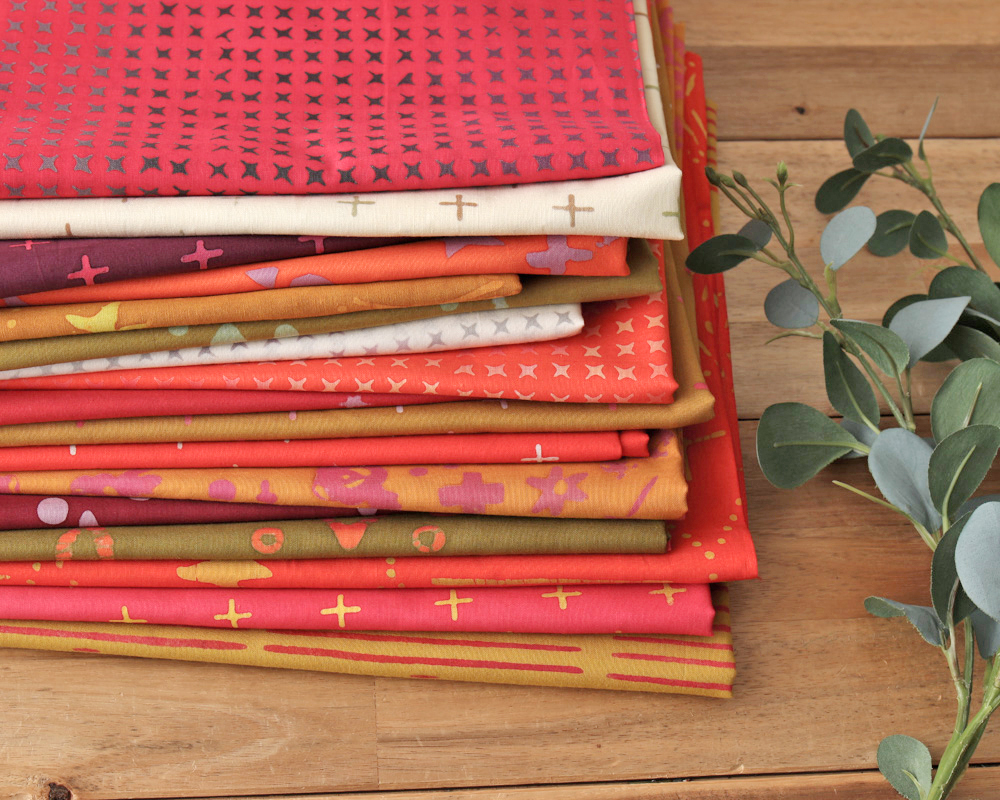 andover＞アメリカンデザインのバティック染め・コットンプリント