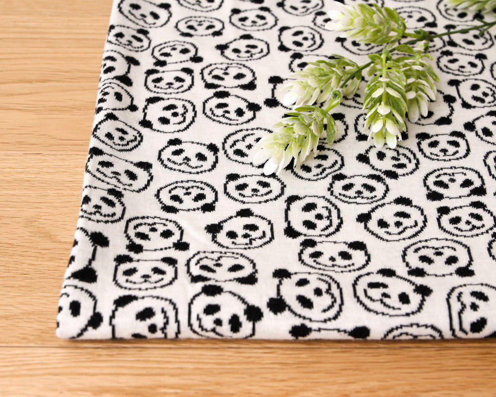 maffon リバーシブル・ジャガードニット スマイルパンダ [M便 1/4]の