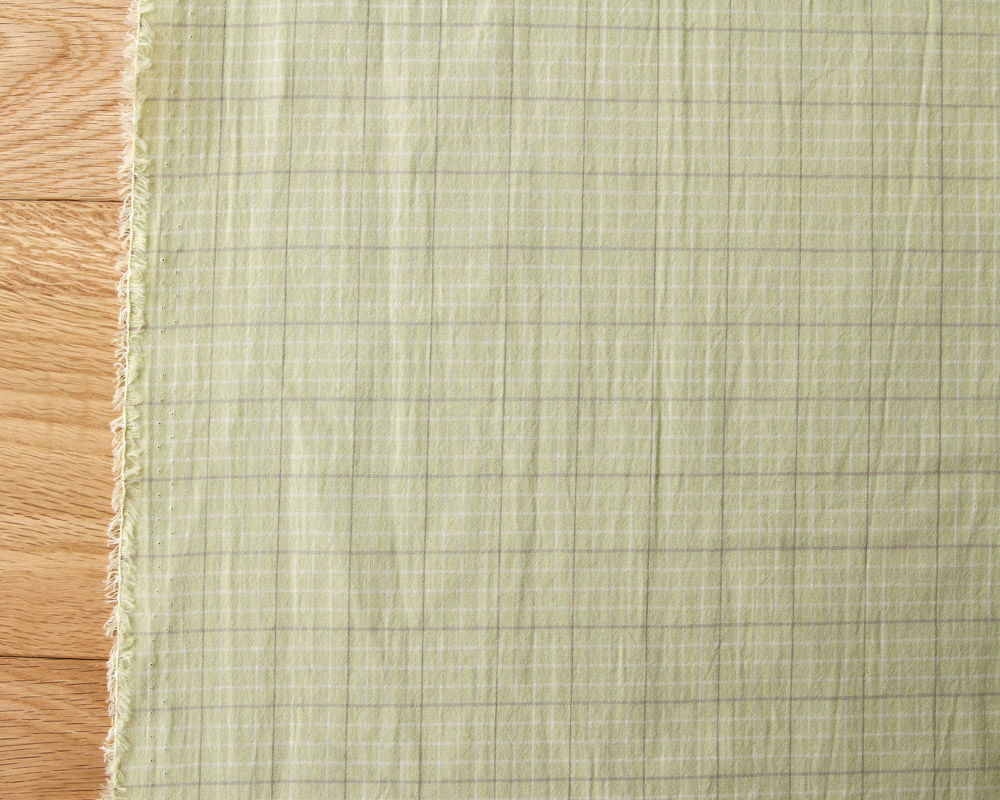 ナチュラル・ワッシャー加工＞＜播州織＞くすみカラーのプレミアム・強