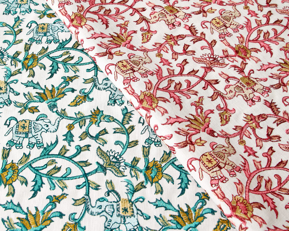 ��CLARKE & CLARKE��Hathi Embroidery 