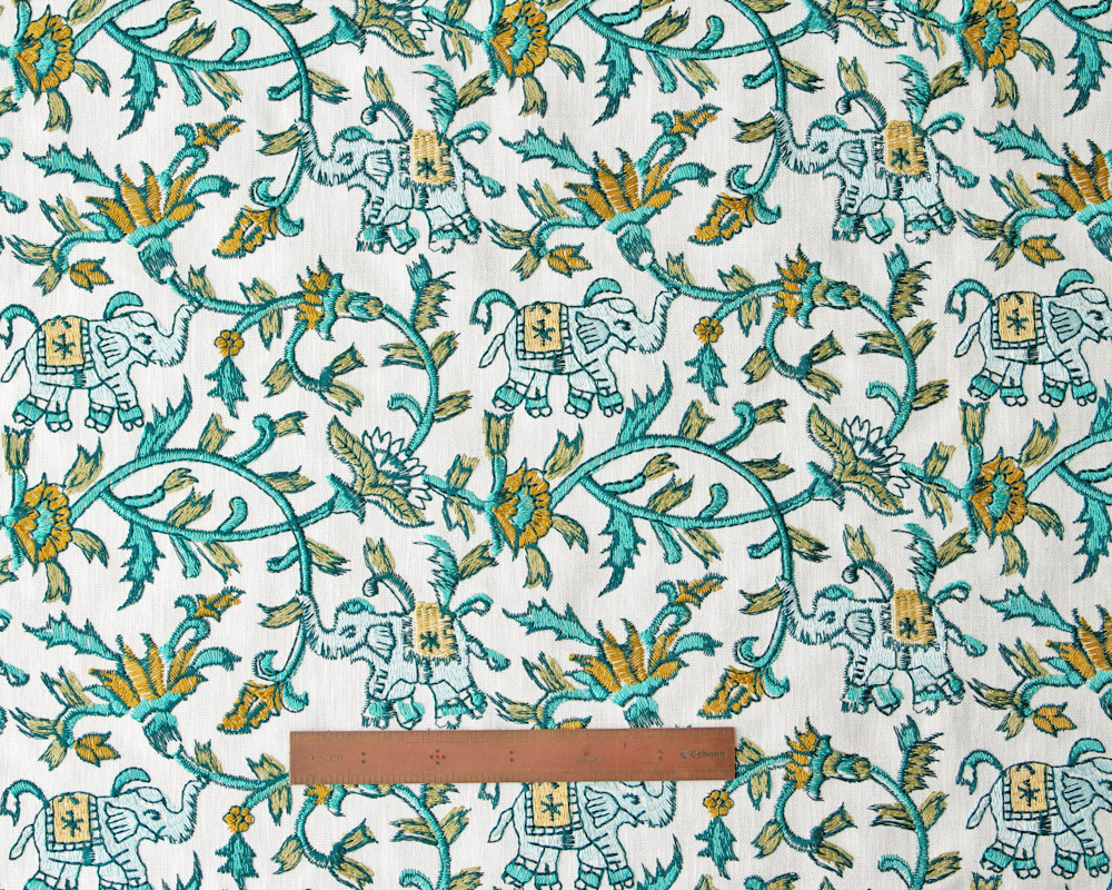 ��CLARKE & CLARKE��Hathi Embroidery 