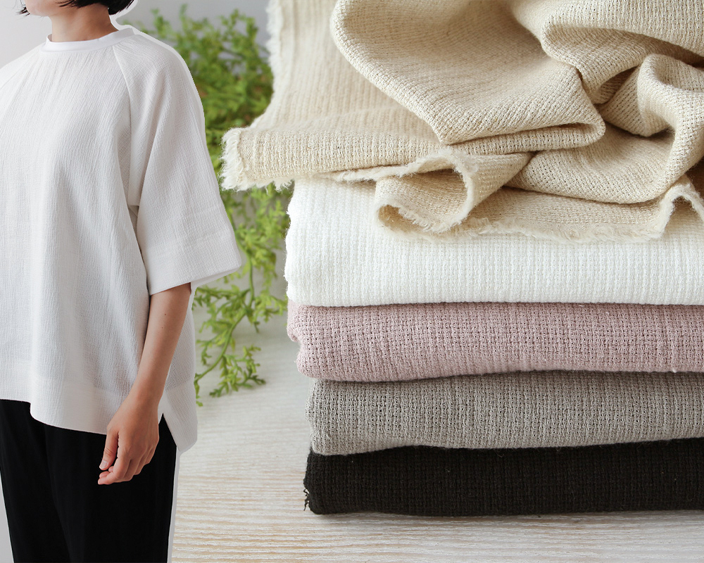 い*ぬ様 新品未開封26ssshiun WASHED COTTON SHEER ヴィンテージソフト加工＞コットンandリネンのドビー織りスフレ