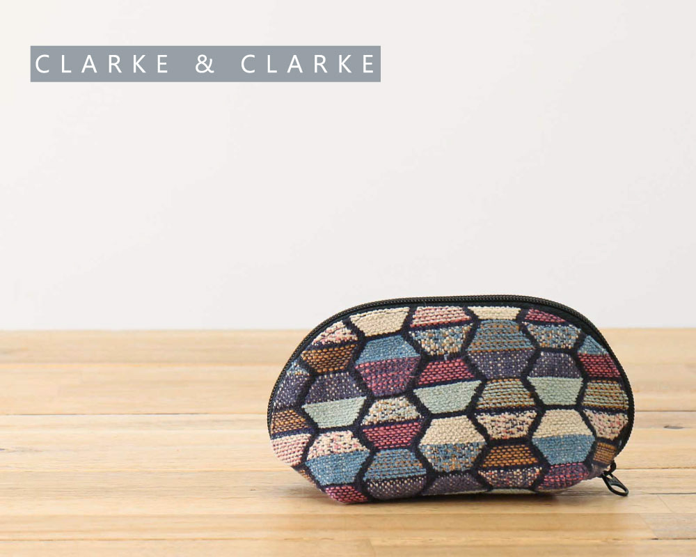 ☆【CLARKE & CLARKE】COSMIC /Mineral/ Raspberry マッシュルーム型