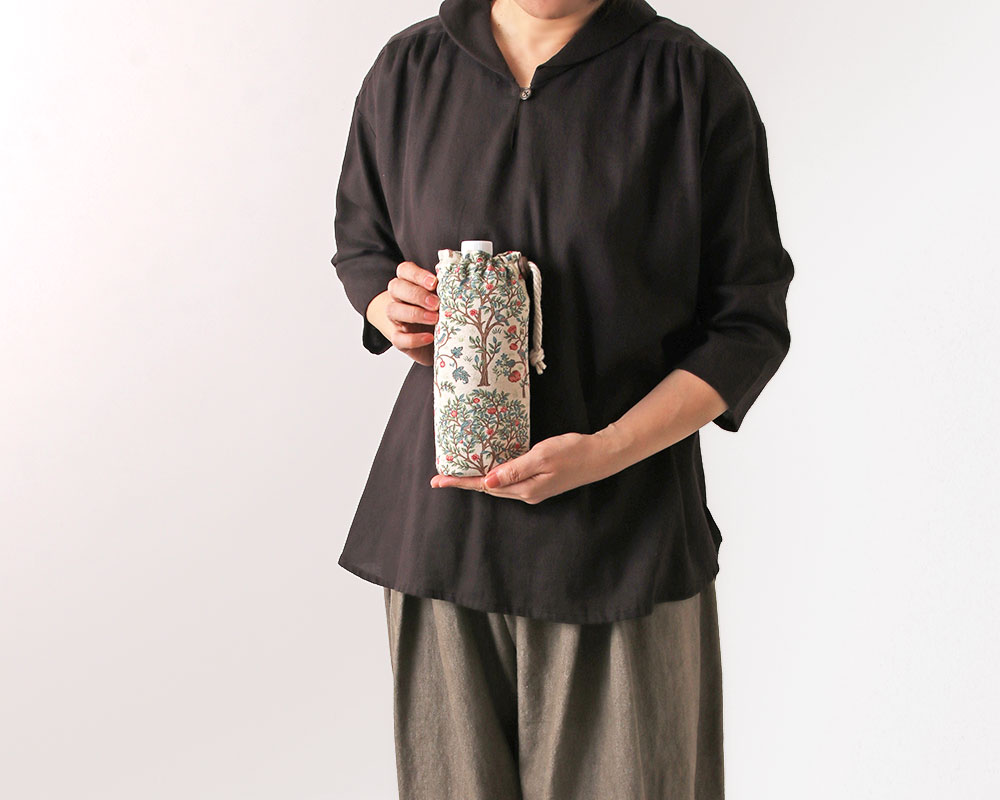 ☆【William Morris】LITTLE GARDEN /Red Green ペットボトルケース