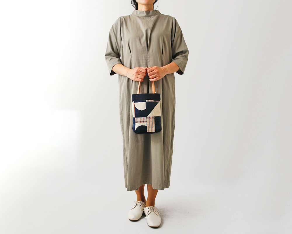 ☆【iliv】TETRA/Midnight Jacquard 変わり底トートバッグ【SS】キット