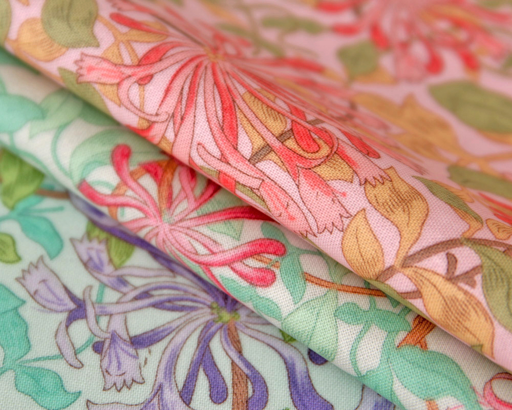 カットクロス】＜ラミネート加工＞moda BEST OF MORRIS Honeysuckle [M