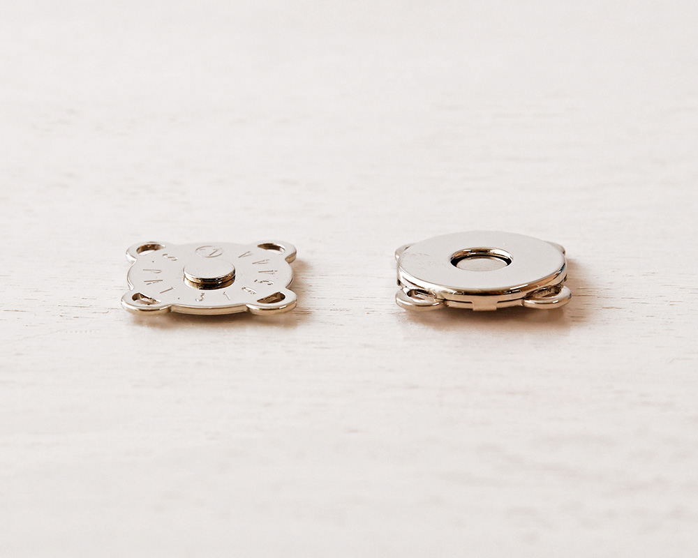 6個セット】 後付け式フラワーマグボタン 直径約18.5mm [M便 1/36