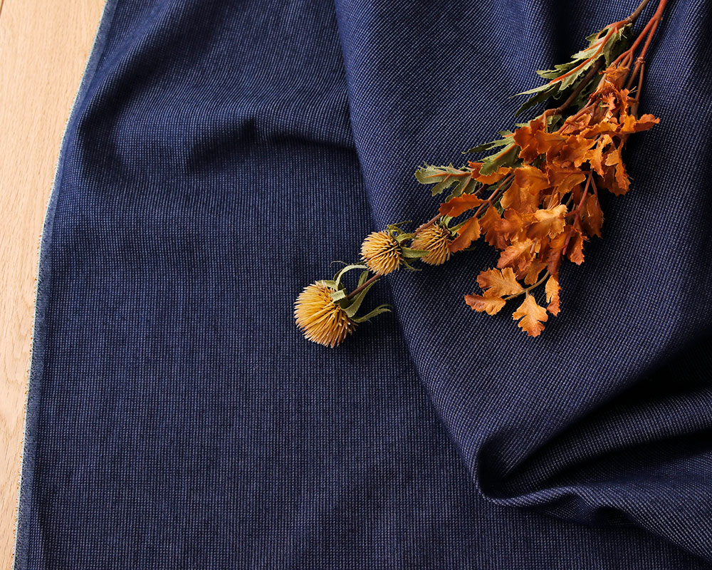 ヴィンテージソフト加工＞インディゴ染めコードレーン Nicole [M便 1/4