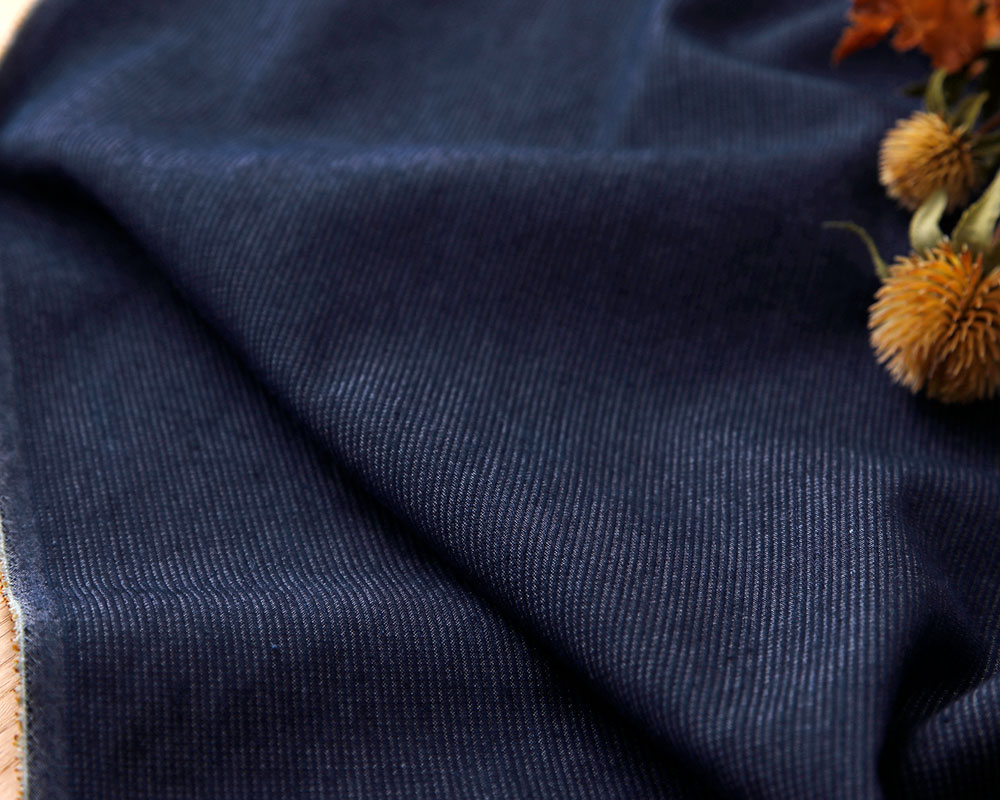 ヴィンテージソフト加工＞インディゴ染めコードレーン Nicole [M便 1/4