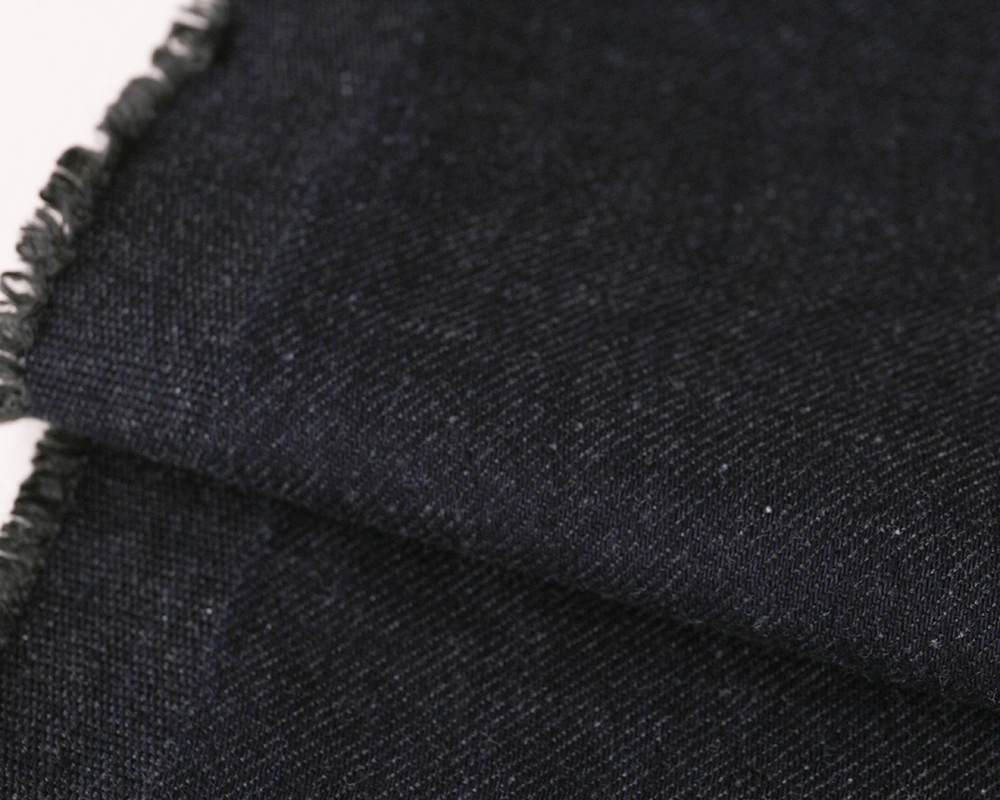 デニムクラッシュ裏毛 JAPAN DENIM】＜ヴィンテージソフト加工＞コットン＆モダールの