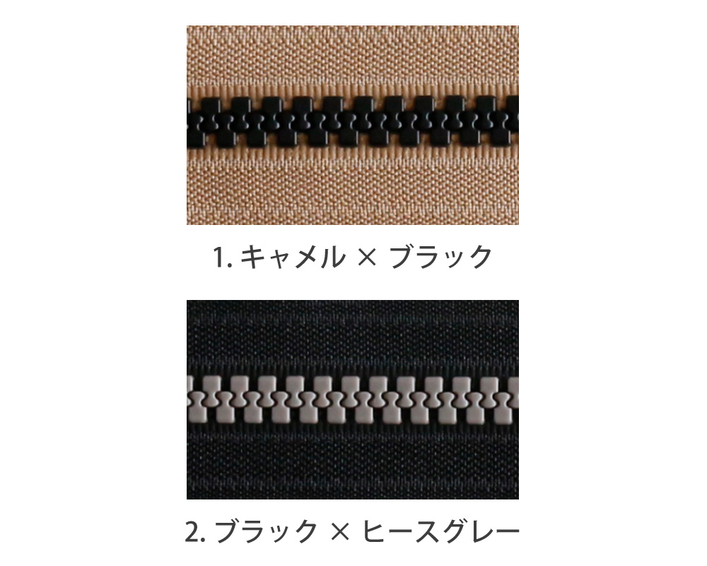 バイカラーファスナー 40cm [M便 0/1] [K] [41-HM-10V40BL]の通販
