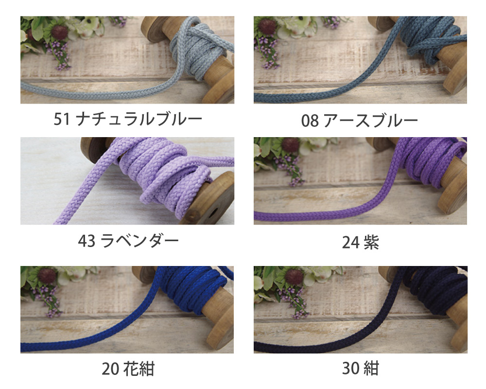 カラーひも【太】8mm [M便 1/70] [41-MDSP-25L]の通販 | SWANY Online