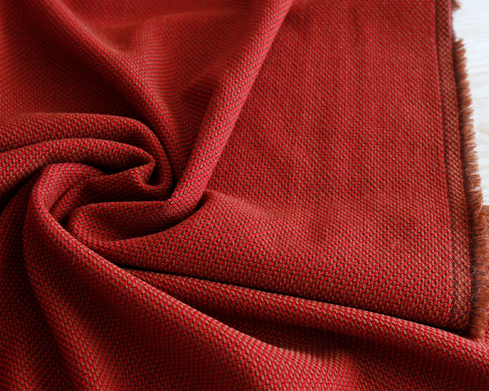 5mカット】＜イタリー製＞変わり織りウールのストレッチクロス