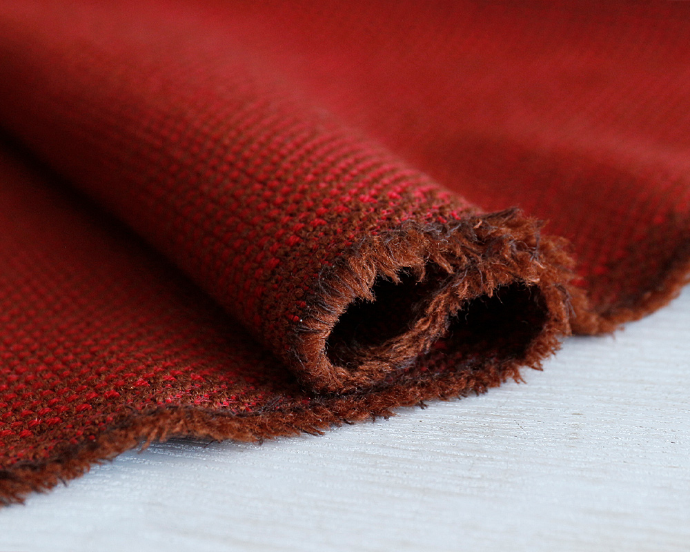 5mカット】＜イタリー製＞変わり織りウールのストレッチクロス