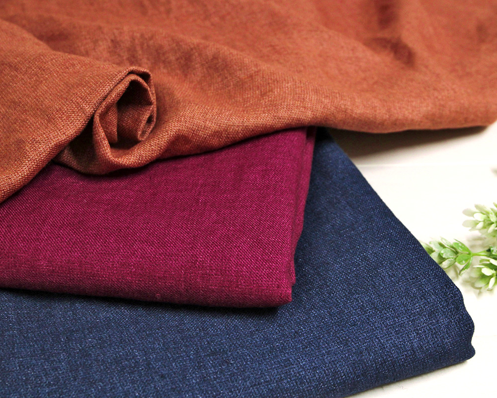 ヴィンテージソフト加工＞＜LINAS＞ほんのりウールがブレンドされた