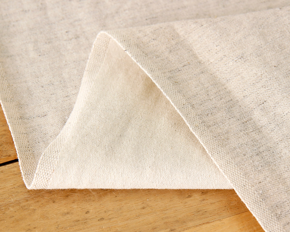 ヴィンテージソフト加工＞コットンandリネンの変わり織りファブリック