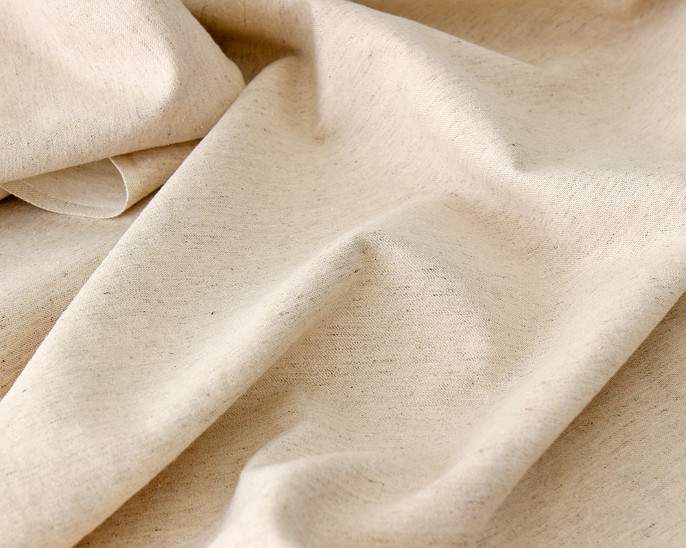 ヴィンテージソフト加工＞コットンandリネンの変わり織りファブリック