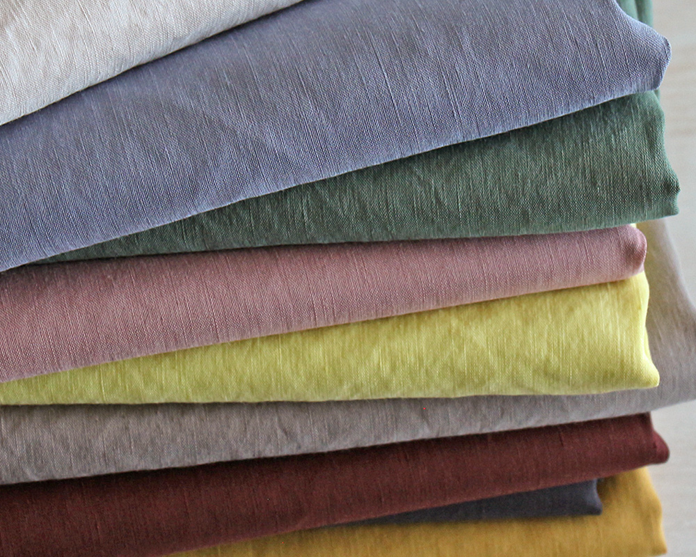 ヴィンテージソフト加工＞リネンandレーヨンのスタイリッシュ