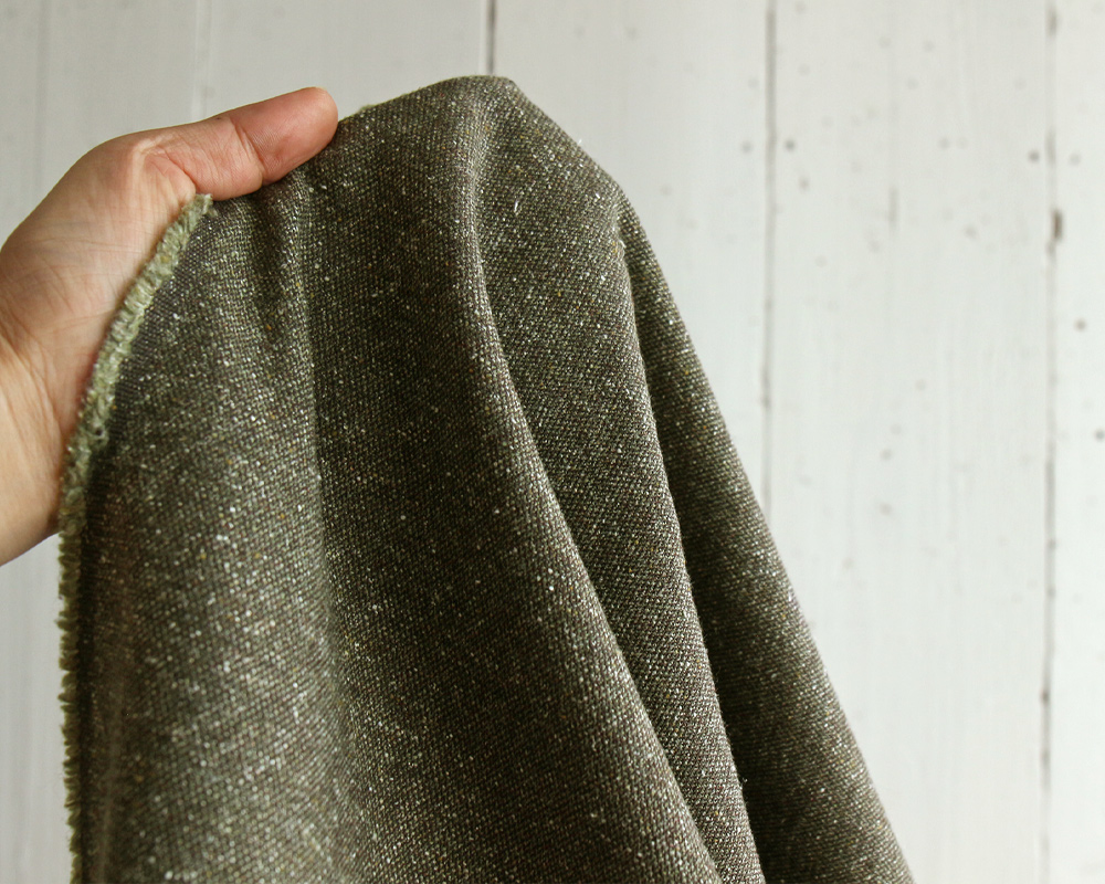 PD]【5mカット】＜岡山県産＞ジャズネップのコットンツイード Aleid [M