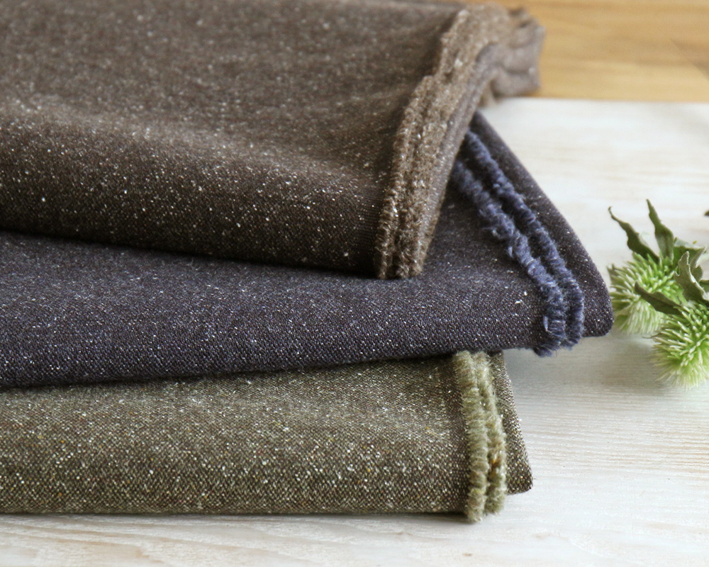 土手 5mカット】＜岡山県産＞ジャズネップのコットンツイード Aleid [M便NG