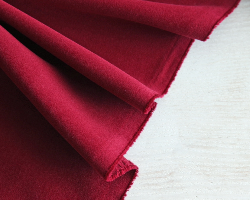 Made in 尾州＞プレミアムコットンのモールスキンファブリック Florina