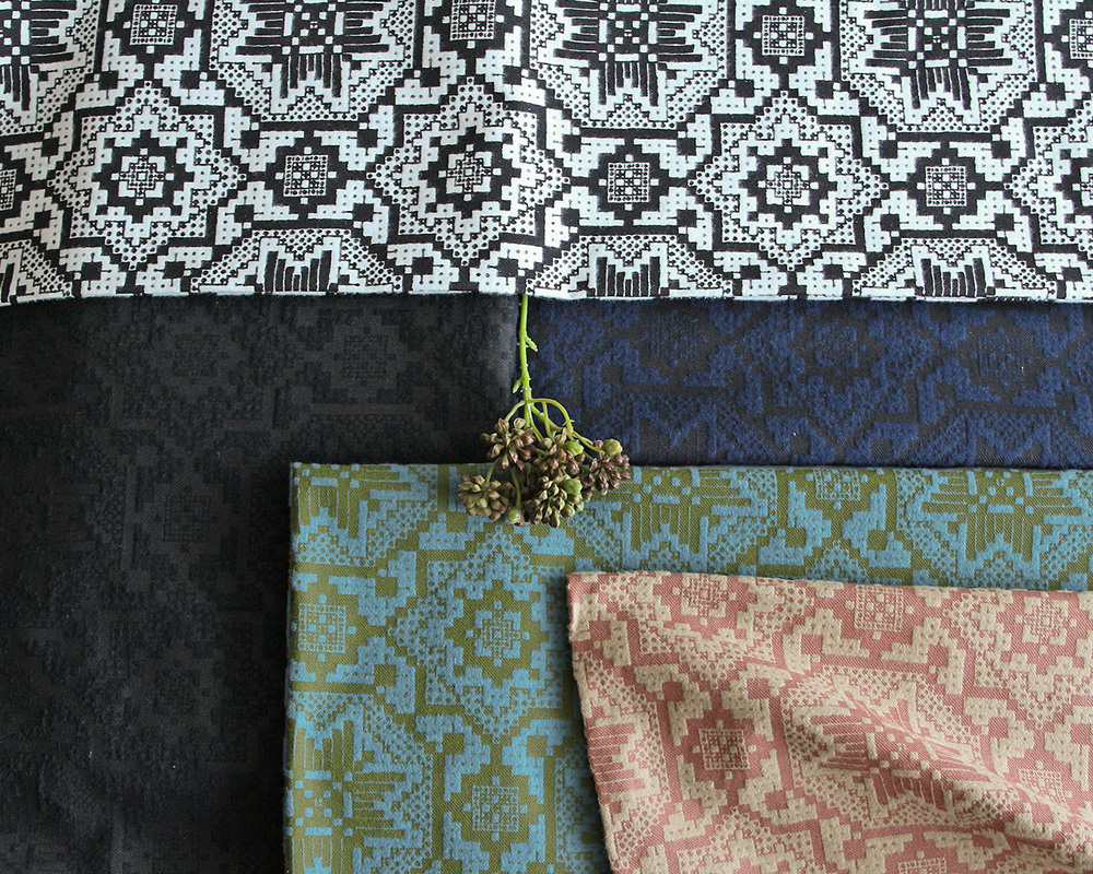 5mカット】立体起毛デザインのコットンファブリック Freja [M便NG]の