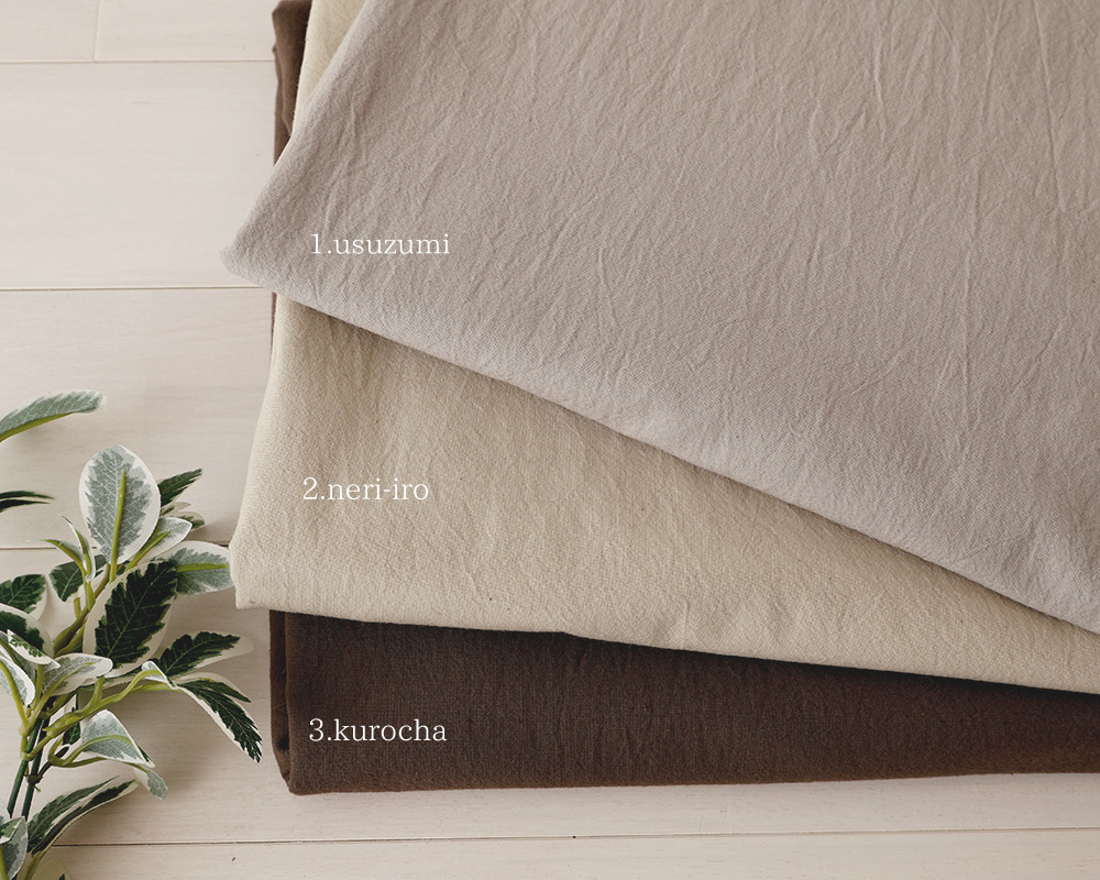 made in 遠州＞天日干し加工のコットンキャンブリック Hermina [M便 1