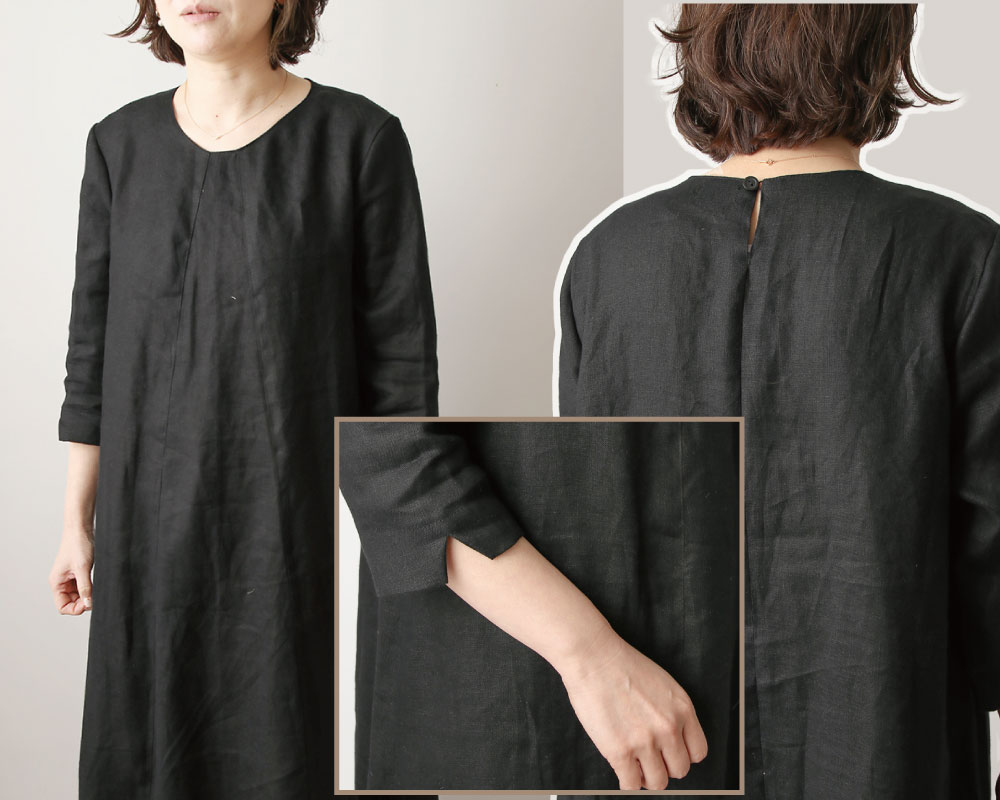 ソーイングセット 切替入りaライン調のワンピース Yk0026 Sml 2 9ｍ M便ng の通販 Swany Online Shop リネン や生地の通販 鎌倉スワニー