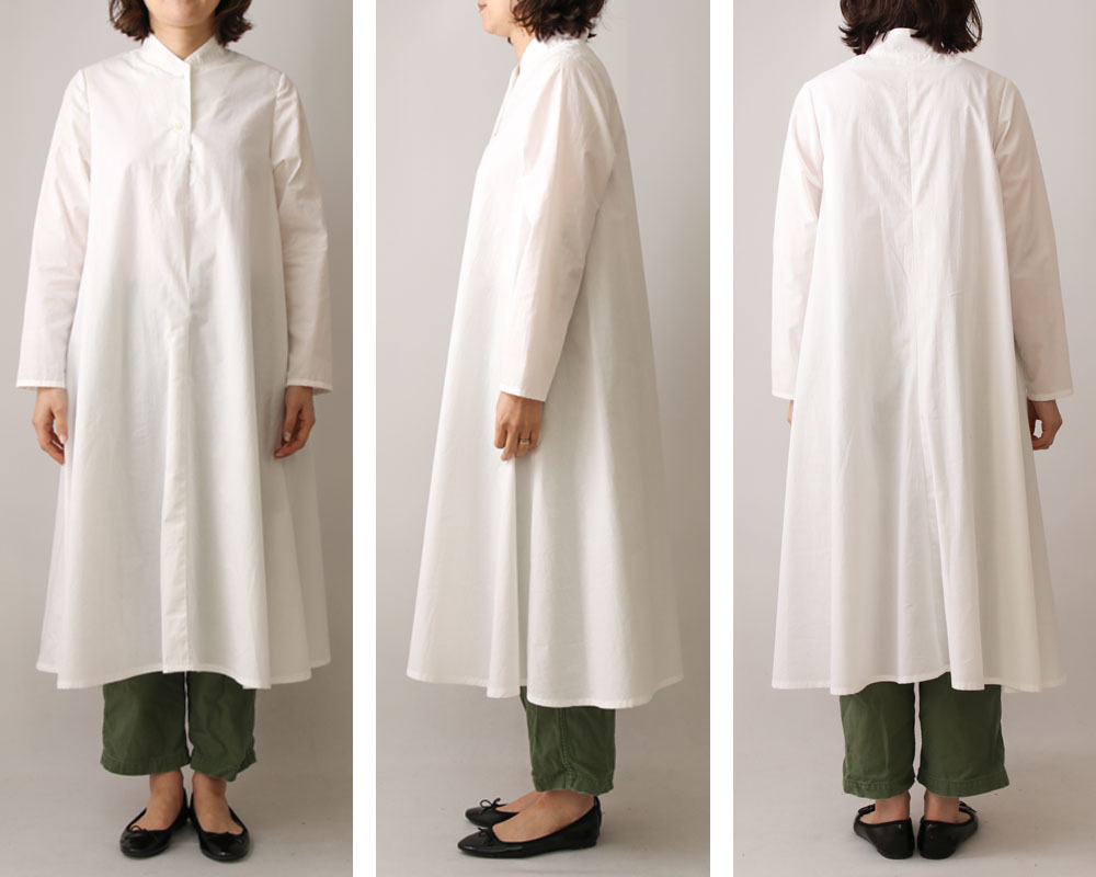 ソーイングセット スタンドカラーのフレアーワンピース Yk0030 Sml 4ｍ M便ng の通販 Swany Online Shop リネンや生地の通販 鎌倉スワニー