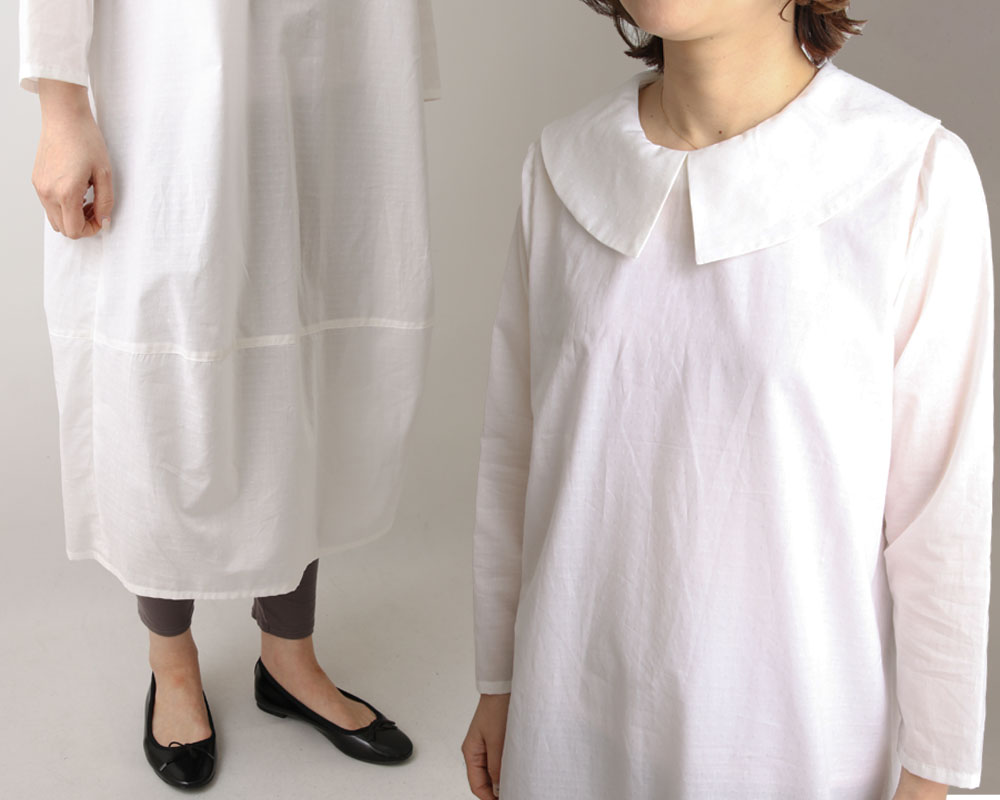 ソーイングセット 大きなフラットカラーの大人バルーンワンピース Yk0067 Sml 3 2ｍ M便ng の通販 Swany Online Shop リネンや生地の通販 鎌倉スワニー