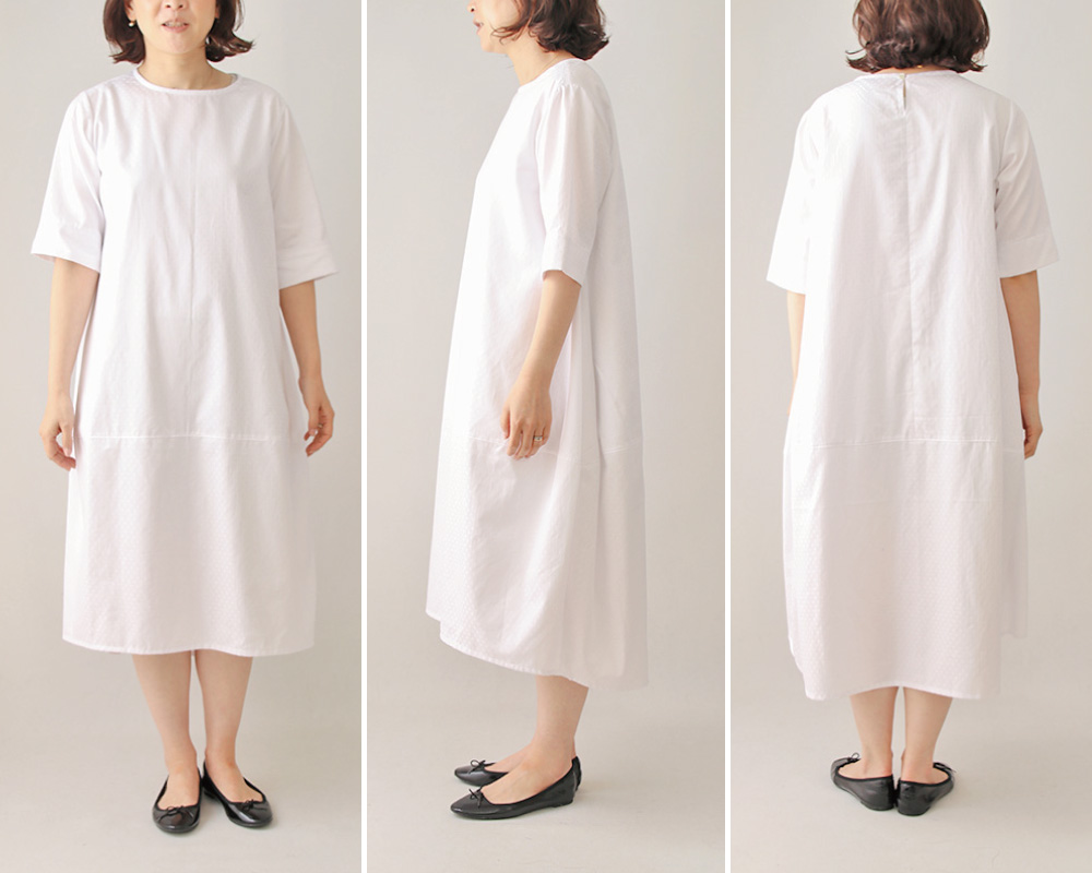 ソーイングセット ノーカラーのバルーンワンピース Yk0084 Sml 3 1ｍ M便ng の通販 Swany Online Shop リネンや生地の通販 鎌倉スワニー