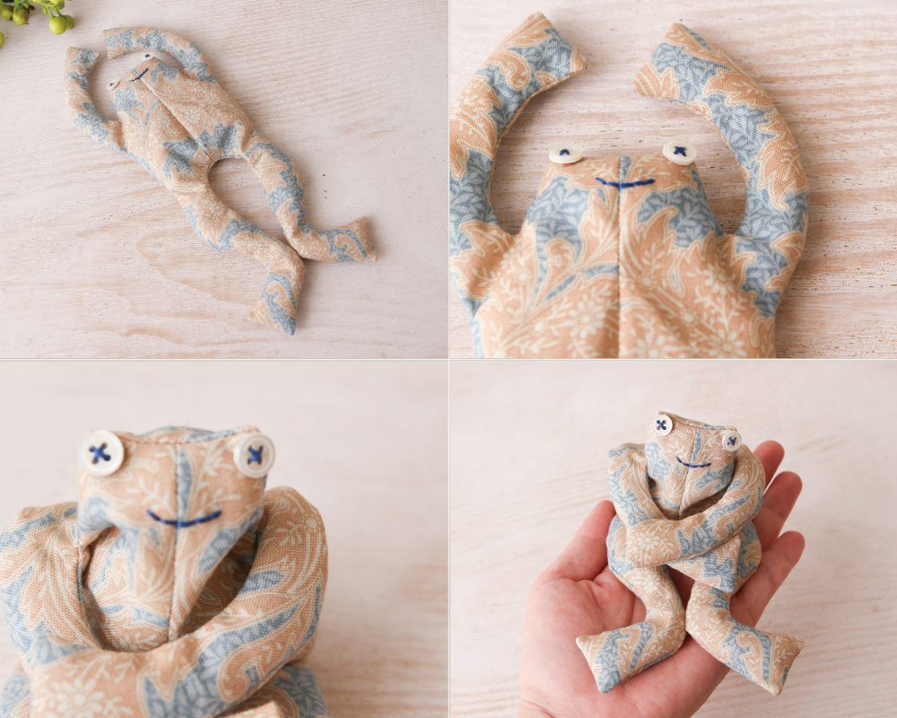 【新品】超 人気 造形作家 作品　カエル　雪男　サル　3点 セット ☆Tildaで作る「KUTA KUTA カエル」キット [M便 1/6]の通販 | SWANY