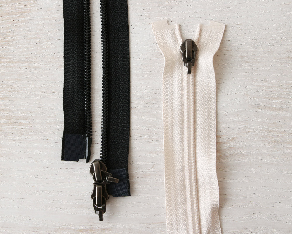YKK【SWANY別注】5コイルファスナー 80cm 逆開・オープン (引手別売
