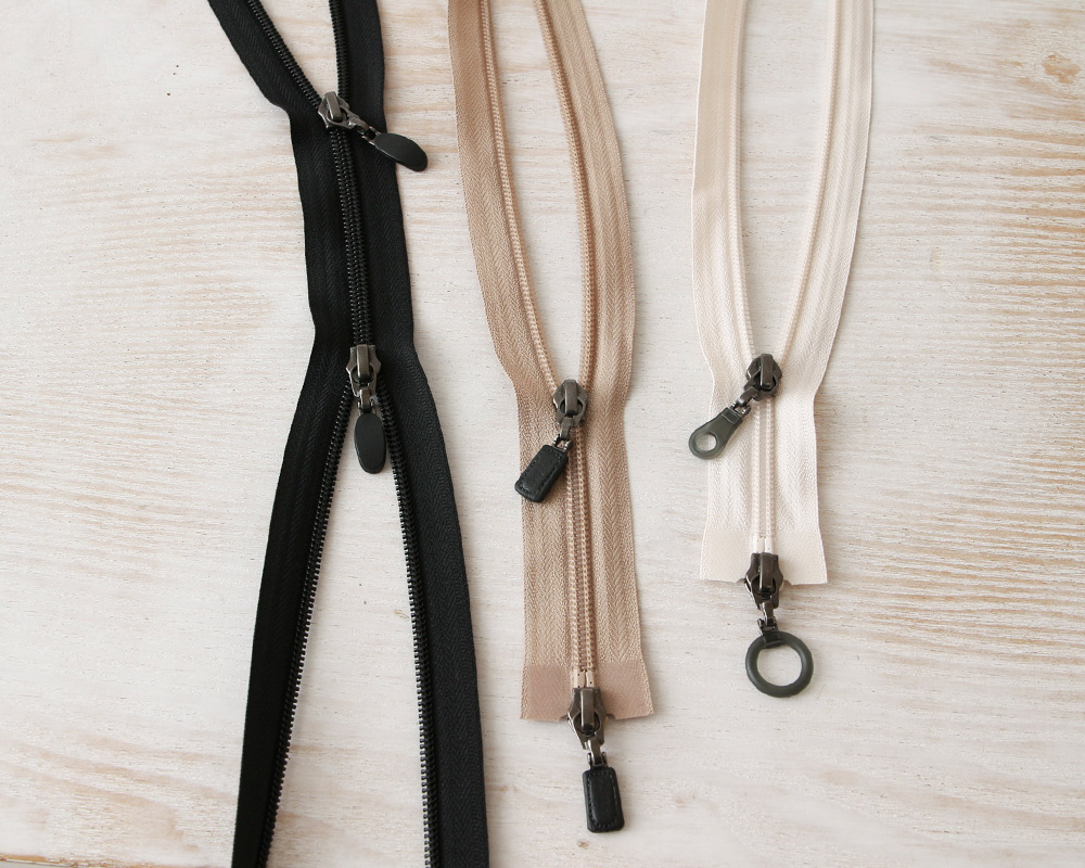 YKK【SWANY別注】5コイルファスナー 80cm 逆開・オープン (引手別売