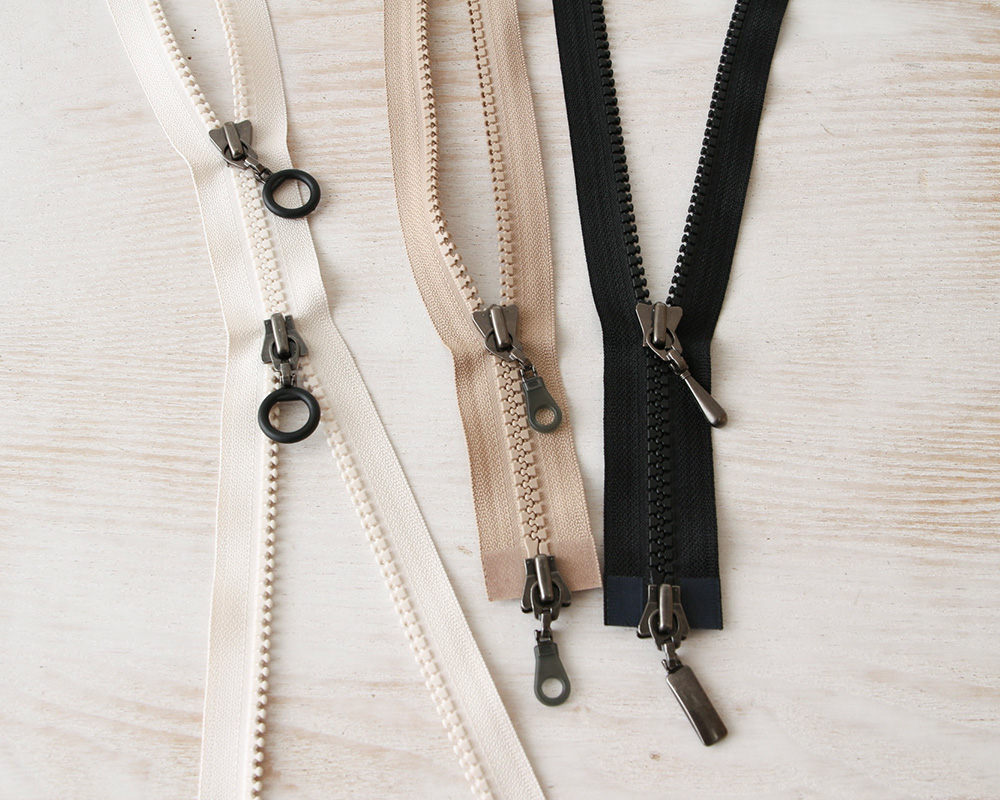 YKK【SWANY別注】8ビスロンファスナー 80cm 逆開・オープン (引手別売