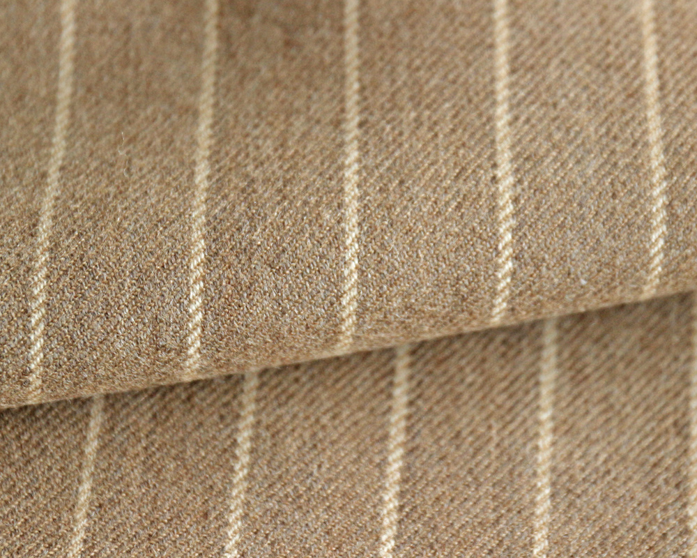 5mカット】＜Made in 尾州＞ドビー織ストライプのプレミアムサキソニー