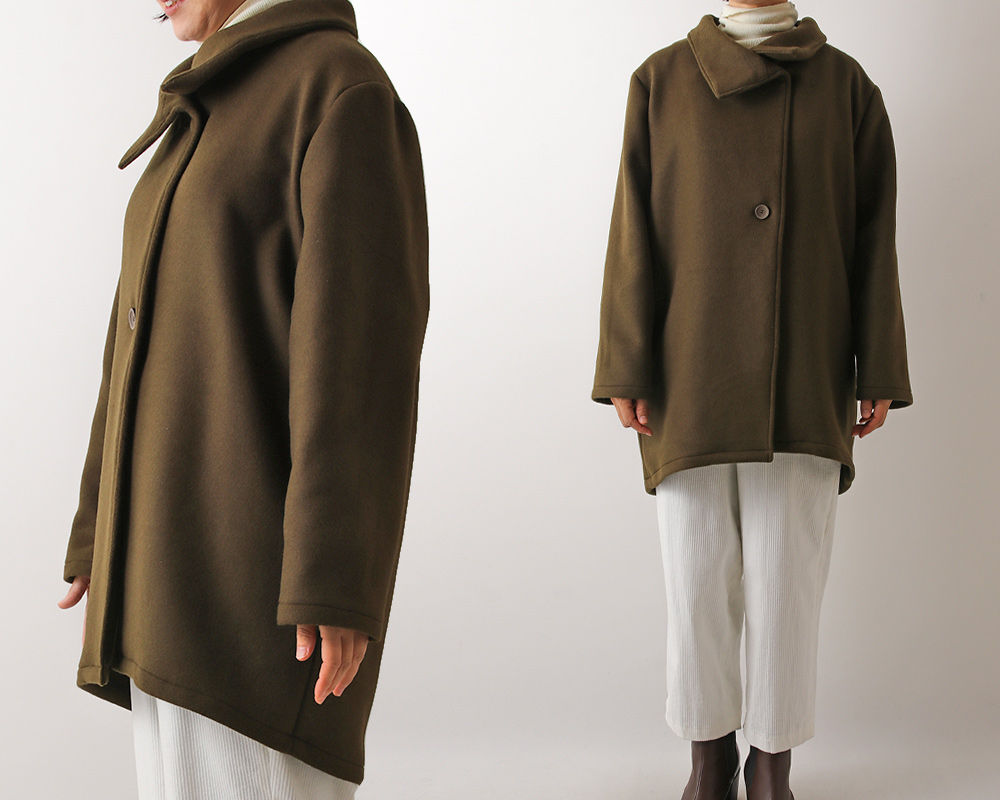 PD]＜Made in 尾州＞ウールビーバーのプレミアムファブリック Karin [M