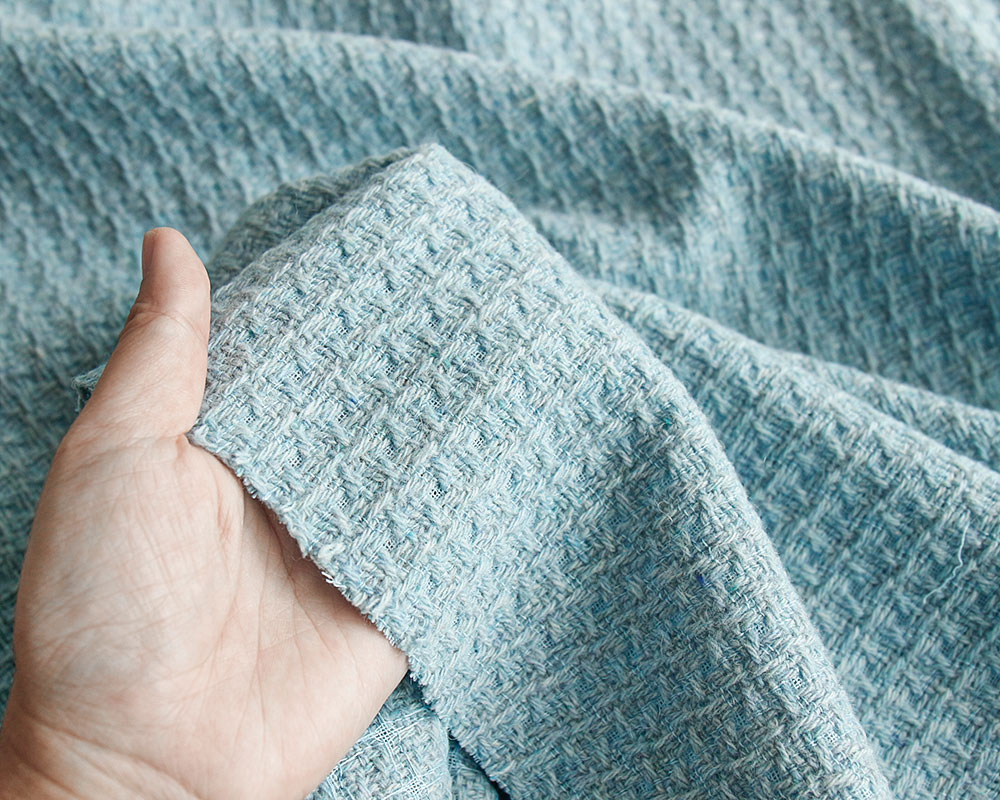 PD]＜made in 尾州＞シーズンカラーのワッフルウールツイード Lydia [M