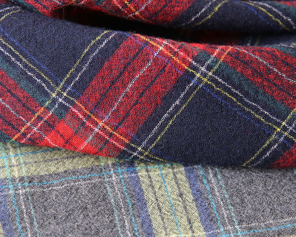 PD]＜尾州＞ウールガーゼのタータンチェック Greta [M便 1/2]の通販