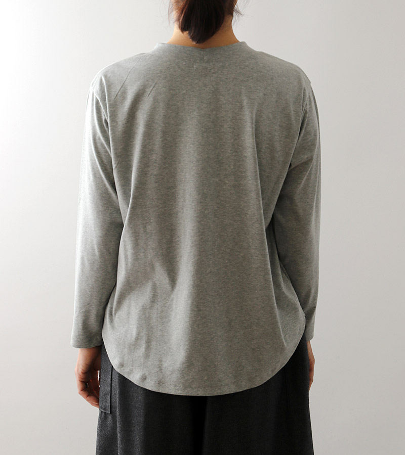 実物大型紙【NO.296】裾カーブのシンプルニットTシャツ（ニット用）