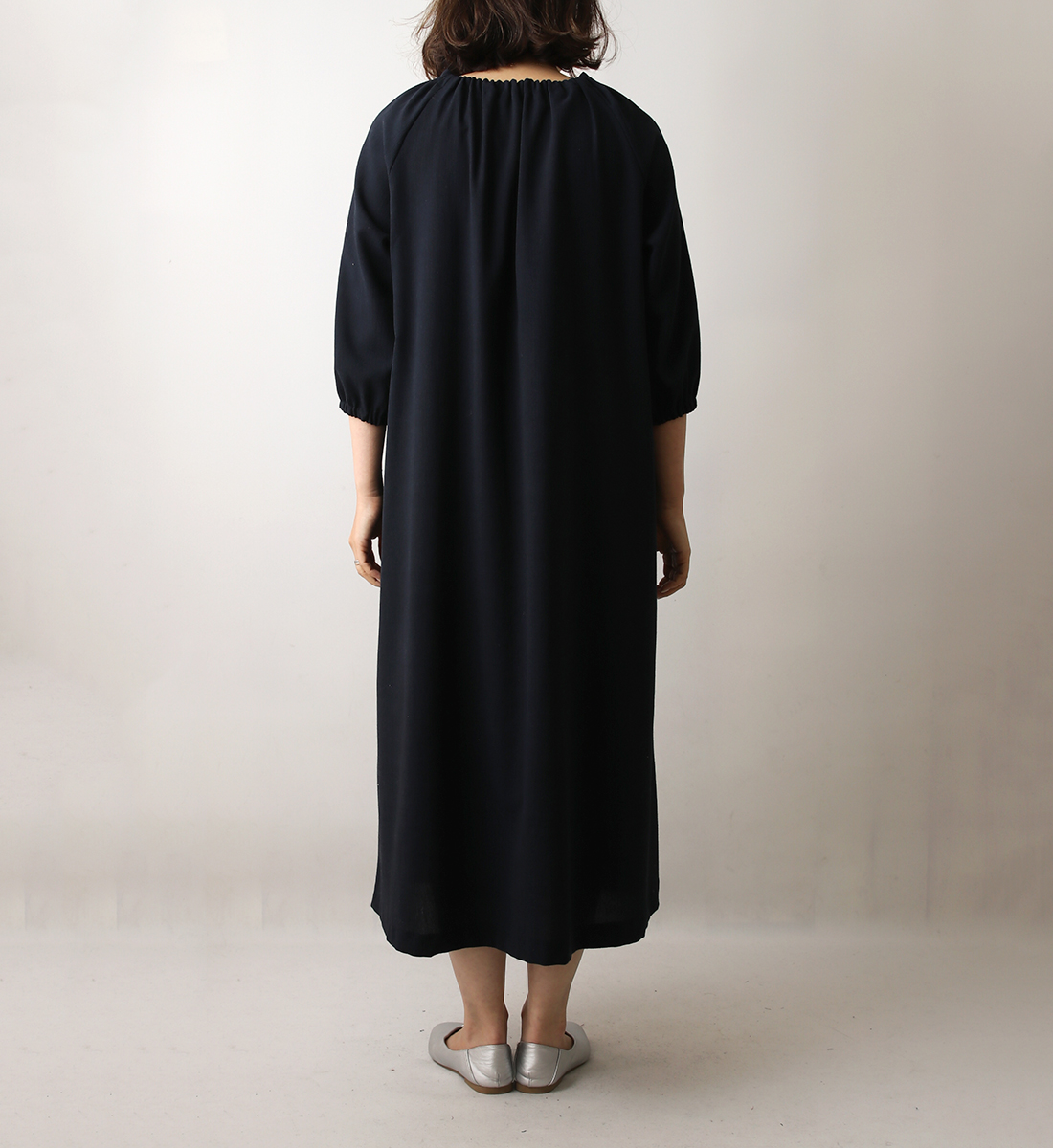 実物大型紙【No.4】スモック風大人ワンピース(SML・2L) [M便 1/3]の