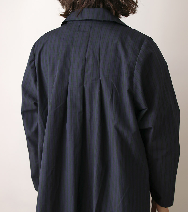 実物大型紙【No.642】肩タックの衿付きフレアーラインコート(SML・2L ...