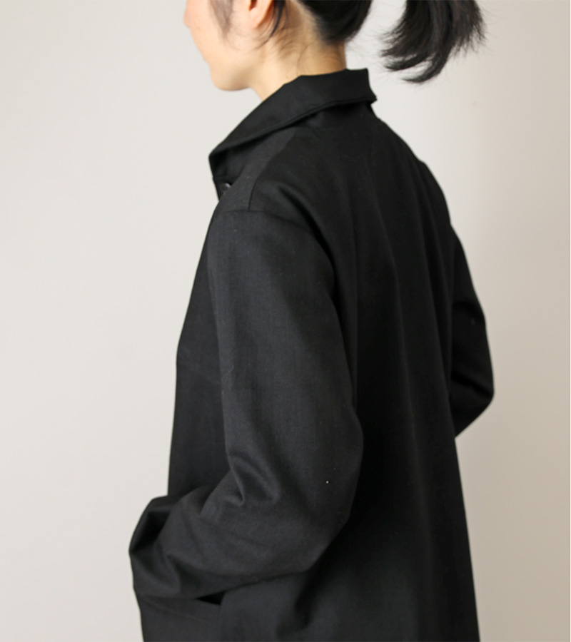 実物大型紙【NO.650】幅広スタンドカラーのコート