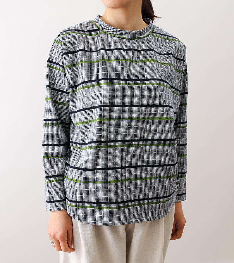 実物大型紙【NO.296】裾カーブのシンプルニットTシャツ（ニット用）