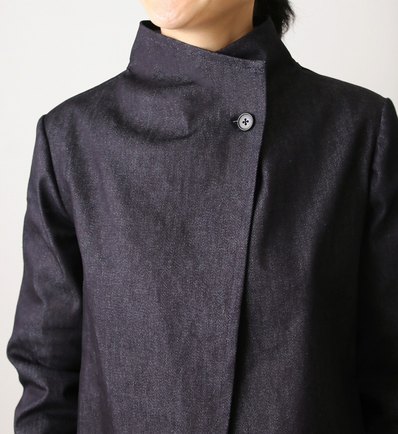 えり出品 実物大型紙【No.613】身頃続きの角衿コート(SML・2L) [M便 1/2]の通販