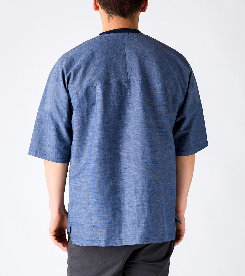 実物大型紙【No.2105】＜メンズ＞あきのある衿リブのオーバーサイズ